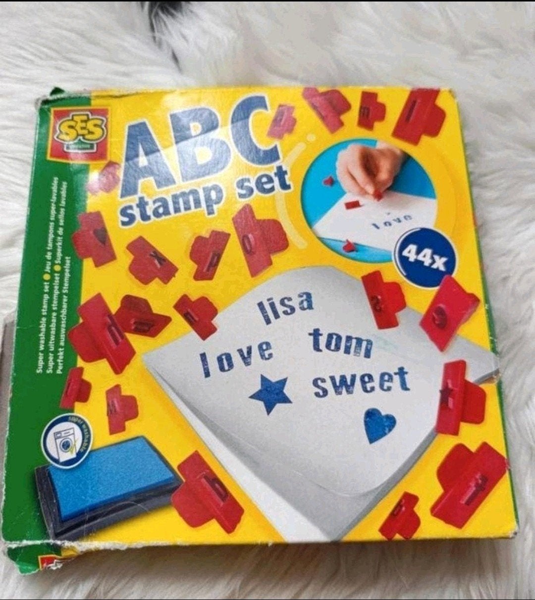 ABC Stempelset - Leerzaam en Creatief Speelgoed, Kinderen en Baby's, Speelgoed | Educatief en Creatief, Ophalen of Verzenden, Gebruikt
