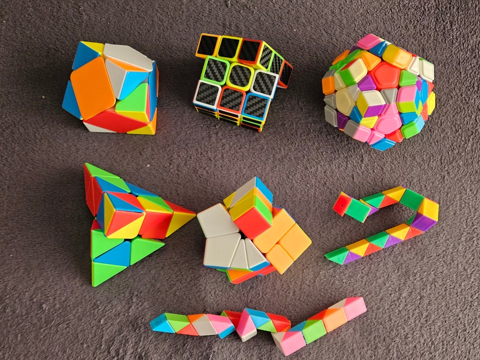 Rubik's Cubes en Puzzels - 6 Verschillende Stuks, Ophalen of Verzenden, Zo goed als nieuw, Puzzelen