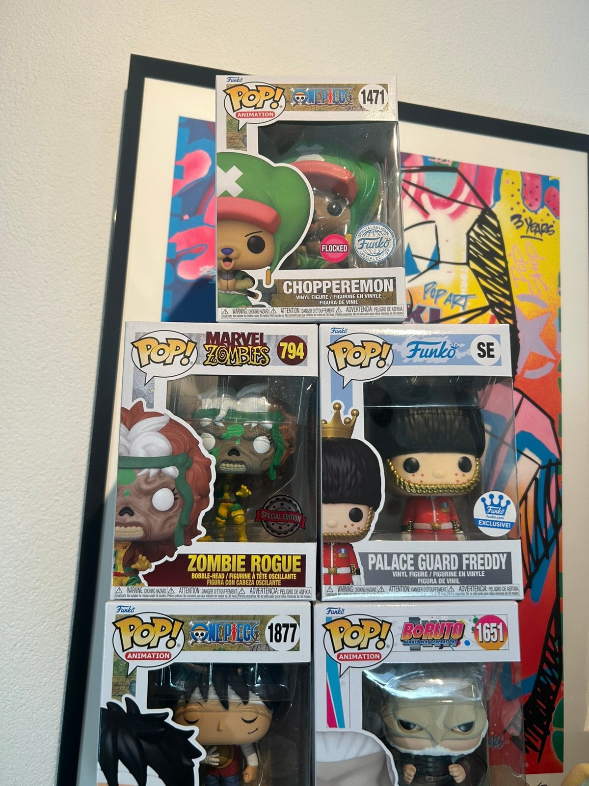 Funko pop! Collectie Marvel, one piece, Freddt & Boruto, Ophalen of Verzenden, Zo goed als nieuw