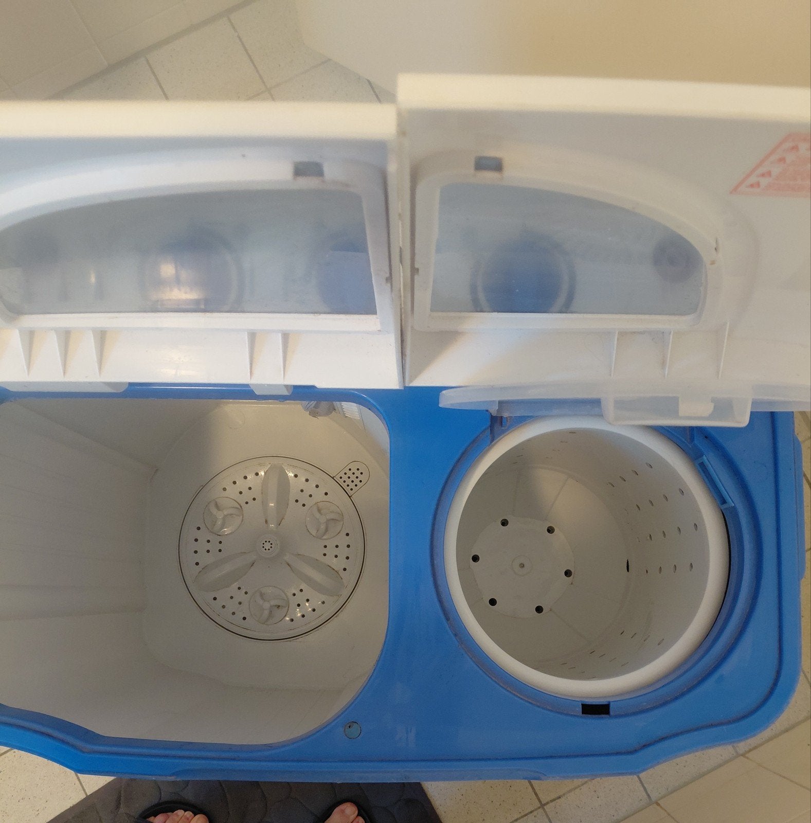 Campingwasmachine, Ophalen of Verzenden, Zo goed als nieuw