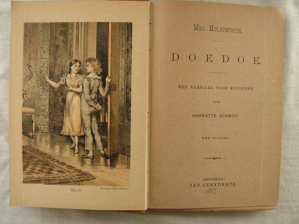 Molesworth Schmidt Doedoe kinderboek 1883, Ophalen of Verzenden, Henriette Schmidt