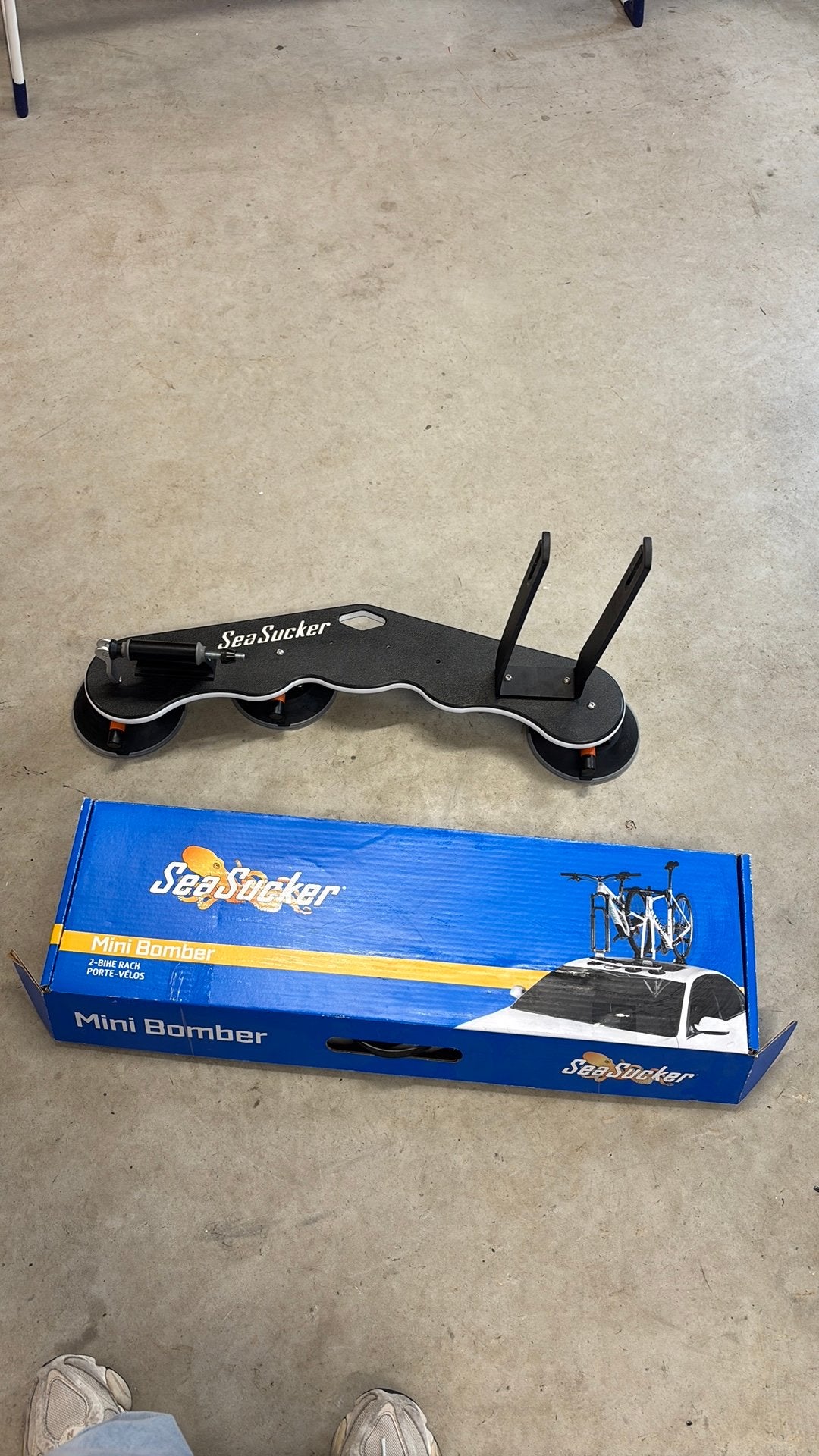 Sea Sucker - Mini Bomber fietsendrager, Auto diversen, Ophalen of Verzenden, 2 fietsen, Zo goed als nieuw, Trekhaakdrager