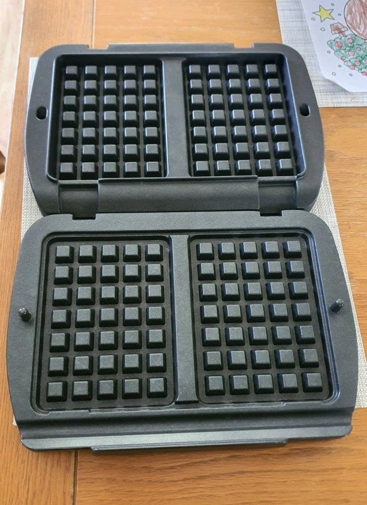 Tefal OptiGrill+ GC712D Wafelplaten, Ophalen of Verzenden, Uitneembare platen, Zo goed als nieuw