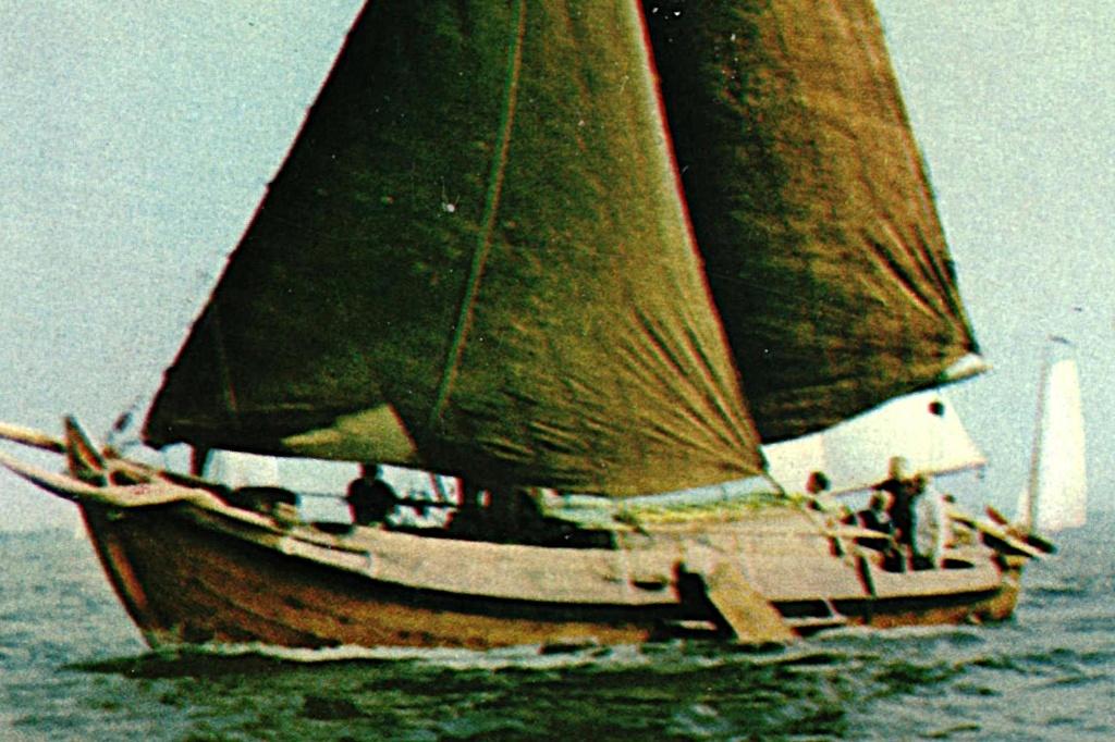 700804 Loosdrecht NH 1963 zeilboot Gelopen met postzegel, Ophalen of Verzenden, 1960 tot 1980, Gelopen, Noord-Holland