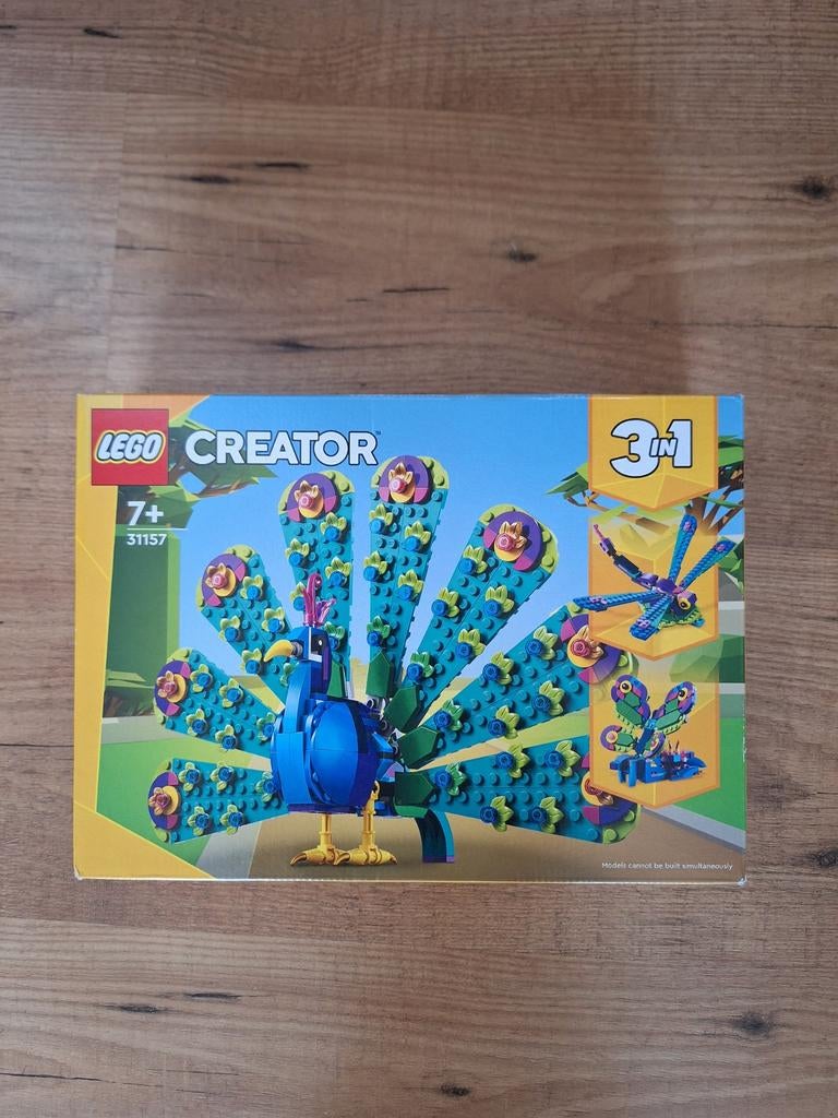 Lego Creator 31157 Pauw 3-in-1 set, Ophalen of Verzenden, Nieuw, Complete set, Lego