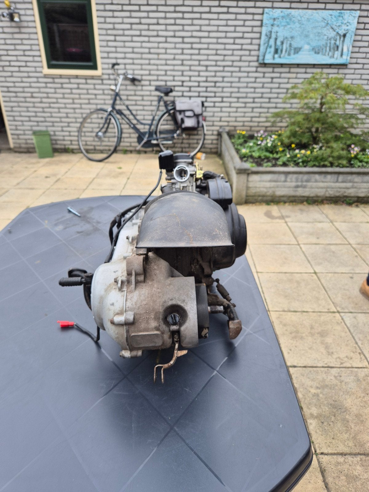 Piaggio Zip 4T 80cc Motorblok, Ophalen, Gebruikt, Blok, Piaggio