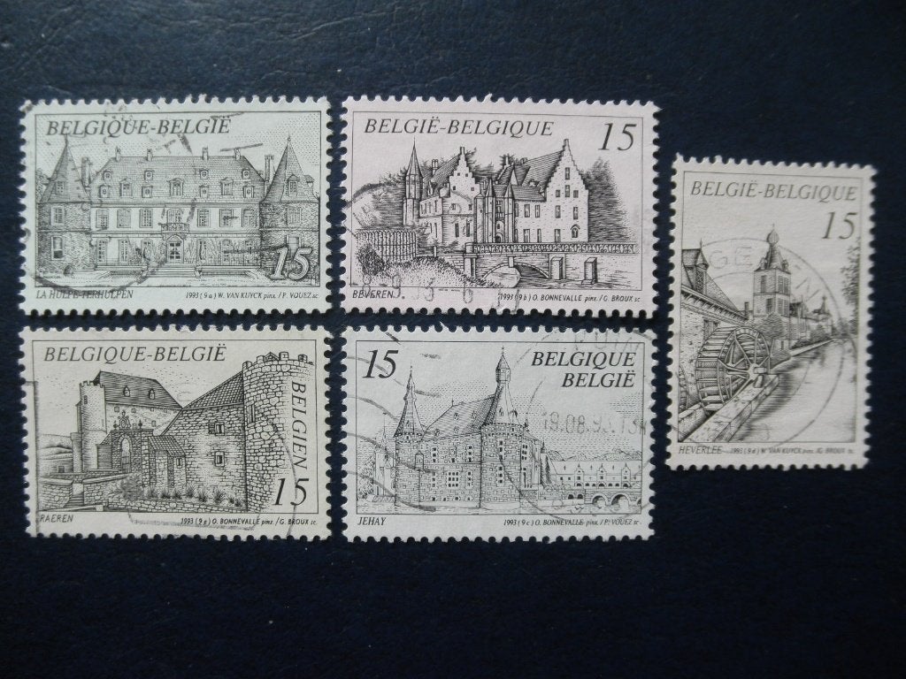 Postzegels België 1993 kastelen., Ophalen of Verzenden, Gestempeld