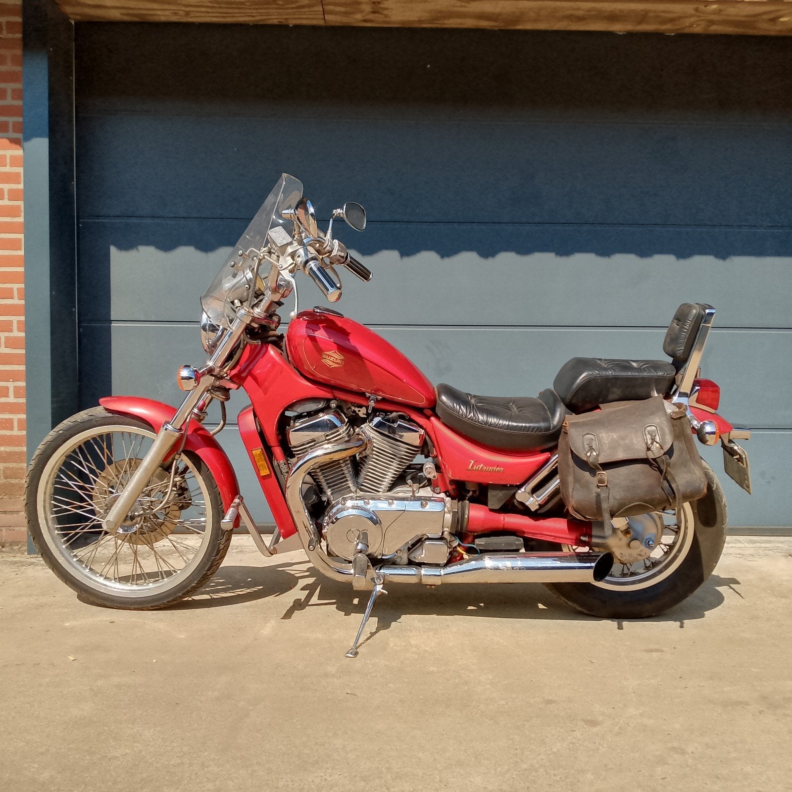 Suzuki intruder Vs 750G Custom Chopper Bobber project, Motoren, Ophalen, Gebruikt