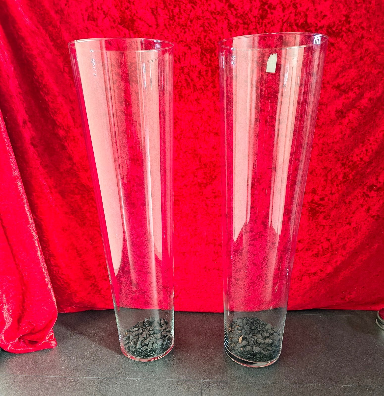 glazen vaas, Ophalen, Zo goed als nieuw, Glas, 100 cm