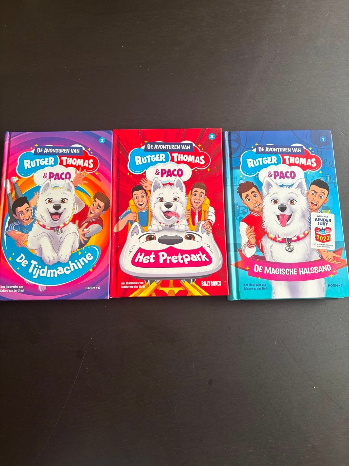 De Avonturen van Rutger, Thomas & Paco - 3 boeken, Boeken, Ophalen, Zo goed als nieuw, Fictie algemeen