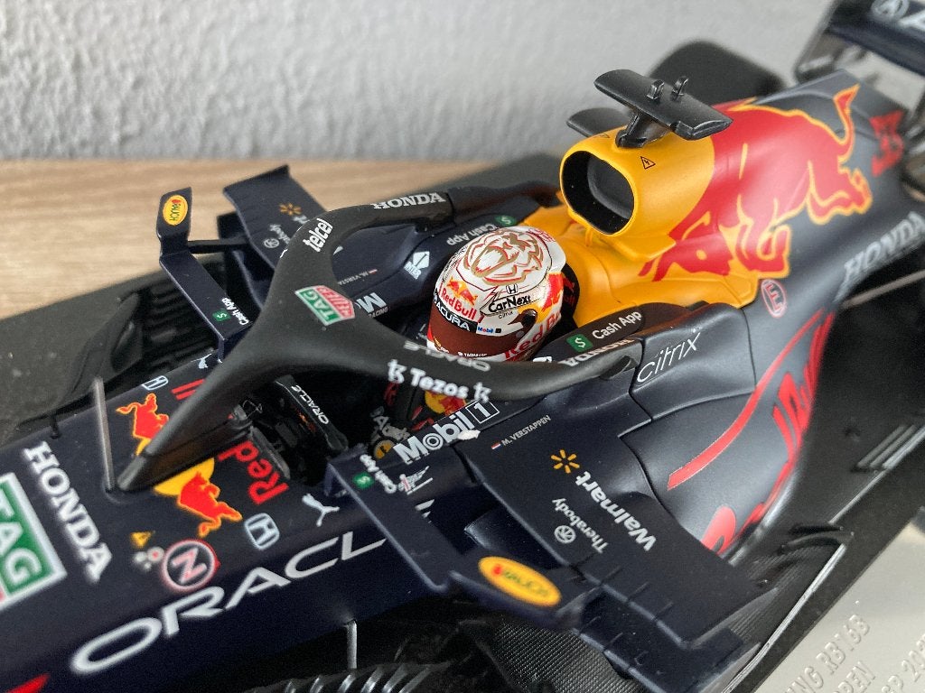 ✅ Max Verstappen editie 74 1:18 Winner United States 2021, Ophalen of Verzenden, Nieuw, Formule 1