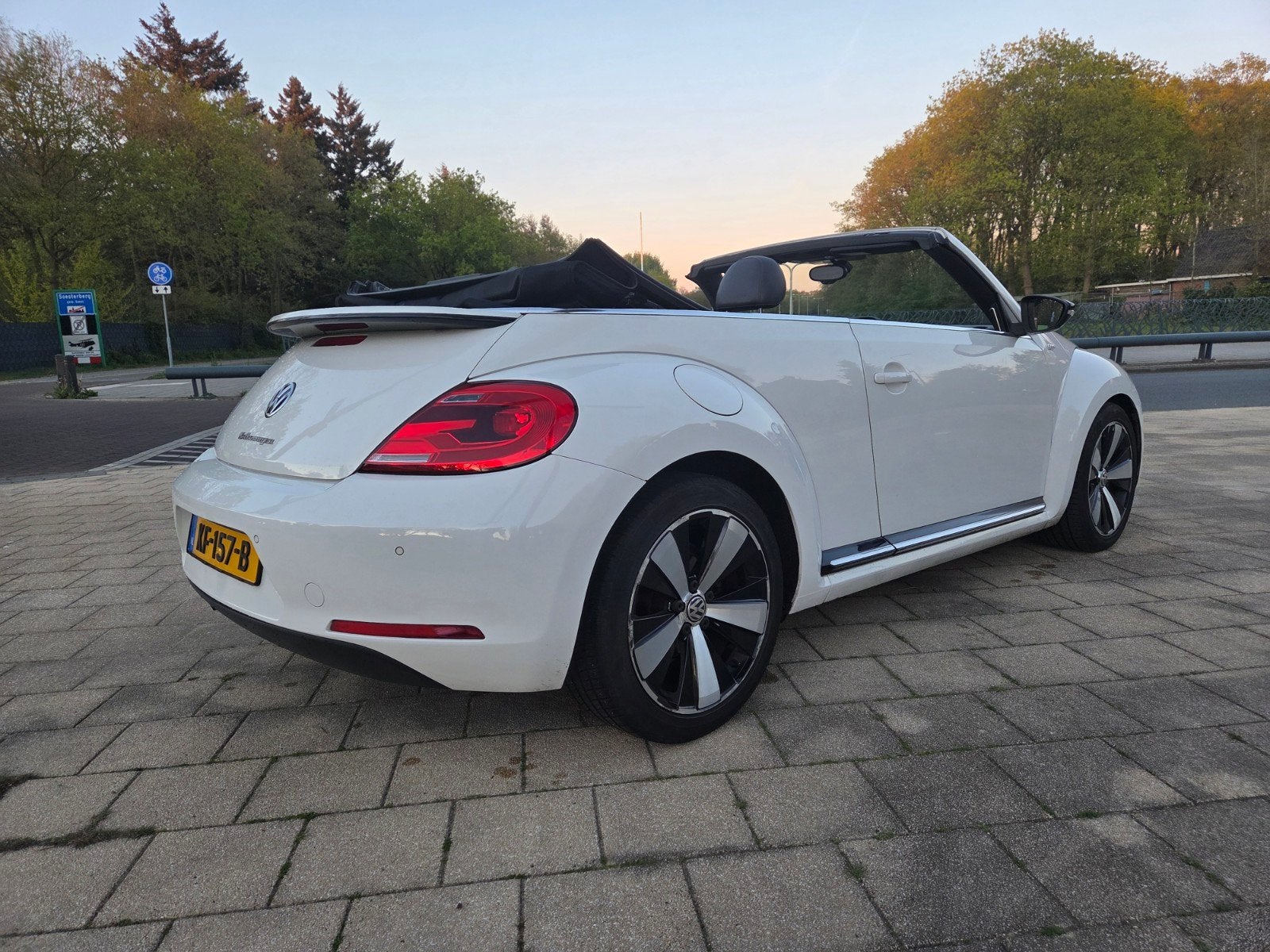 Volkswagen Beetle 60s uitvoering, Auto's, Beetle (Kever), 4 cilinders, Wit, Leder