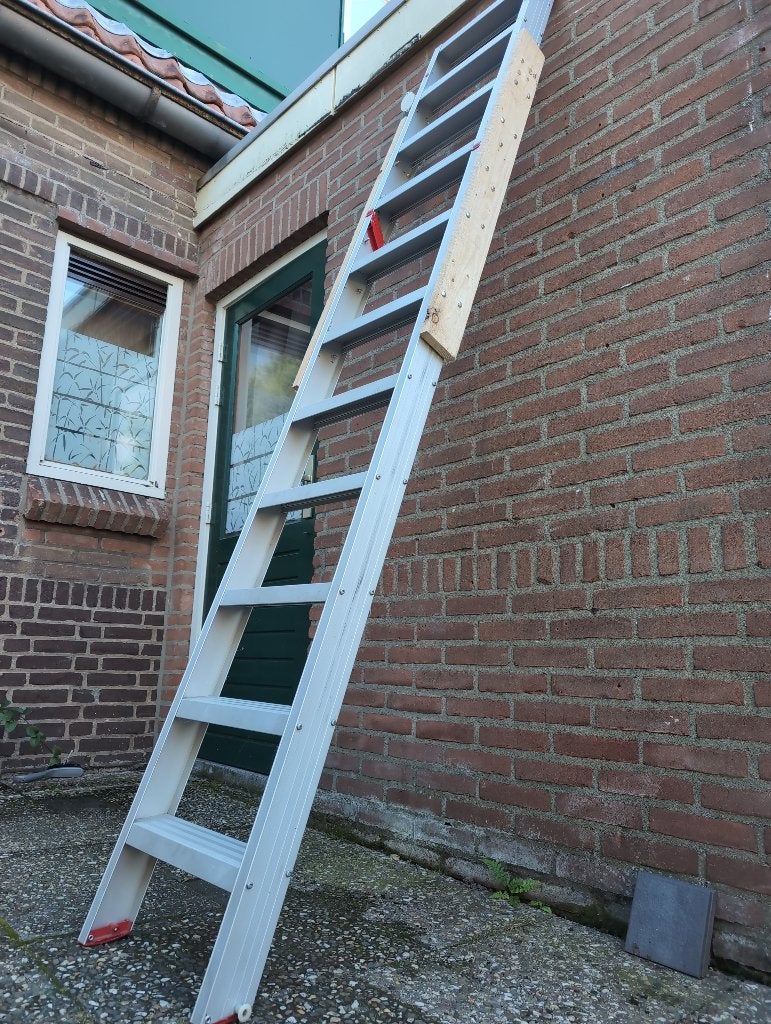 Stevige aluminium ladder, Ophalen, Gebruikt, Ladder, 2 tot 4 meter
