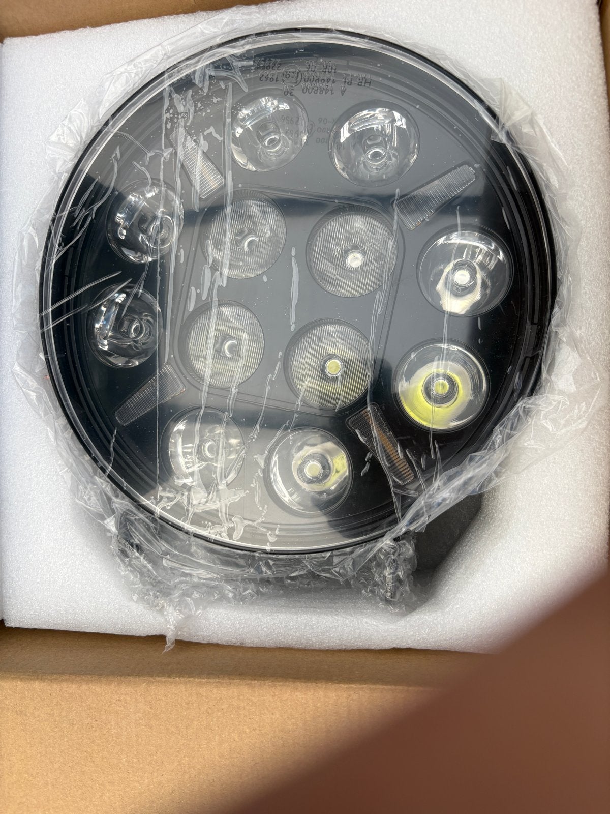 4x Nieuwe 9 inch LED verstralers met oranje DRL, Nieuw, Ophalen of Verzenden, Beerlagew@gmail.com, Wb3design