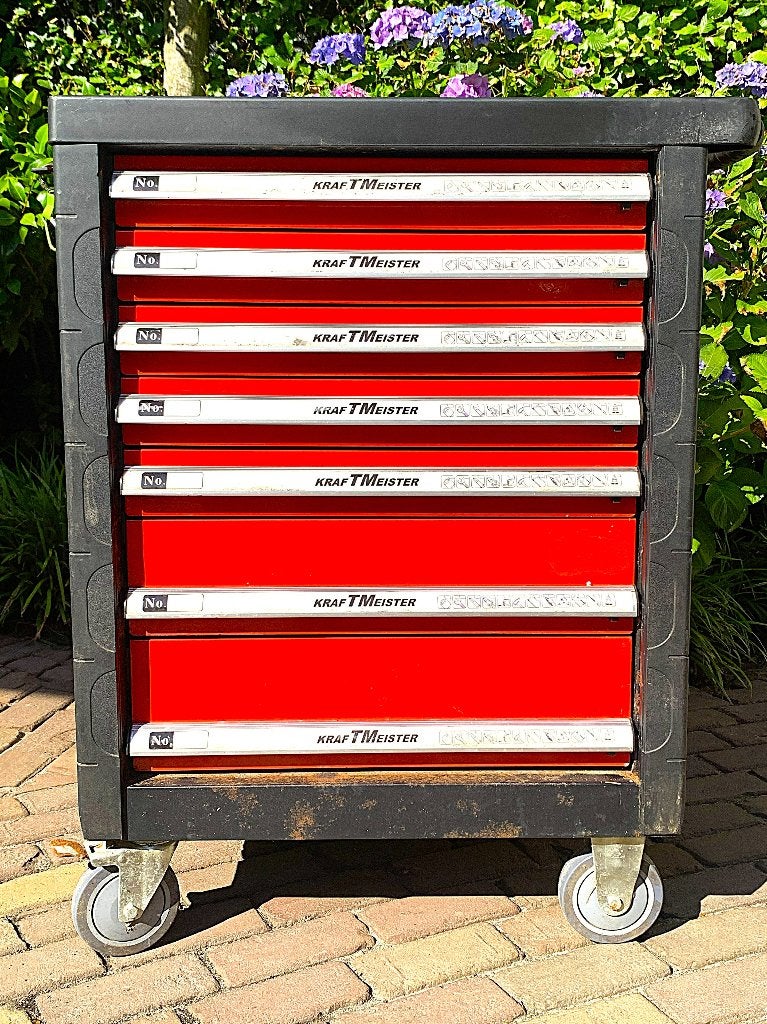 Gereedschapswagen kraftTMeister gereedschapskar, Ophalen, Zo goed als nieuw