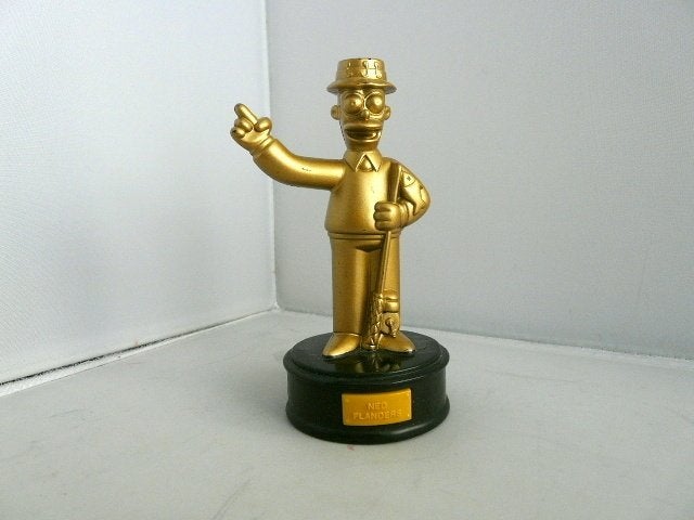 BGK 2007 # Simpsons Movie - Ned Flanders, Ophalen of Verzenden, Overige figuren, Zo goed als nieuw, Beeldje of Figuurtje