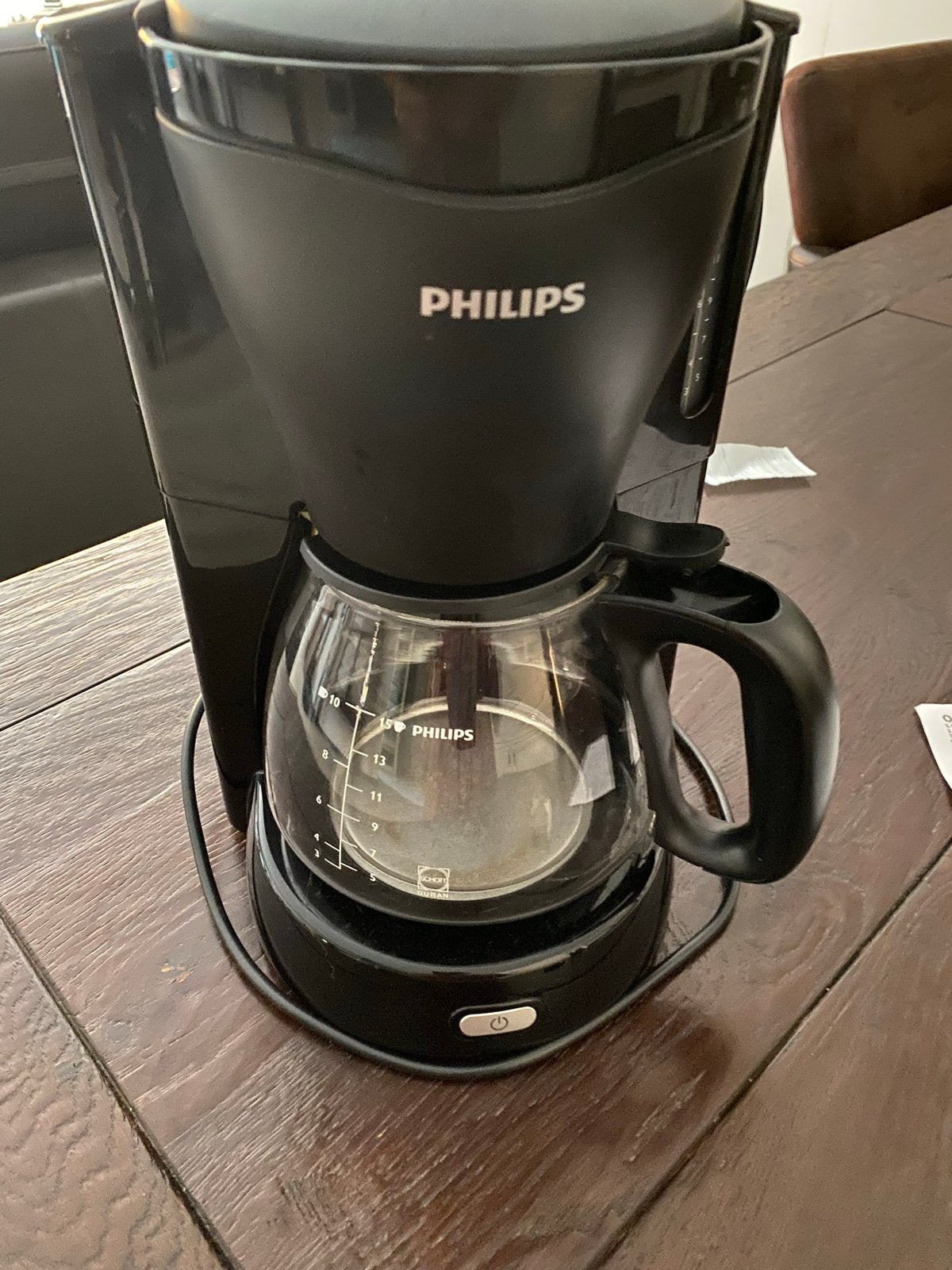 Philips Koffiezetapparaat - Zwart, Goede Staat, Ophalen, Gebruikt, 10 kopjes of meer, Koffiemachine