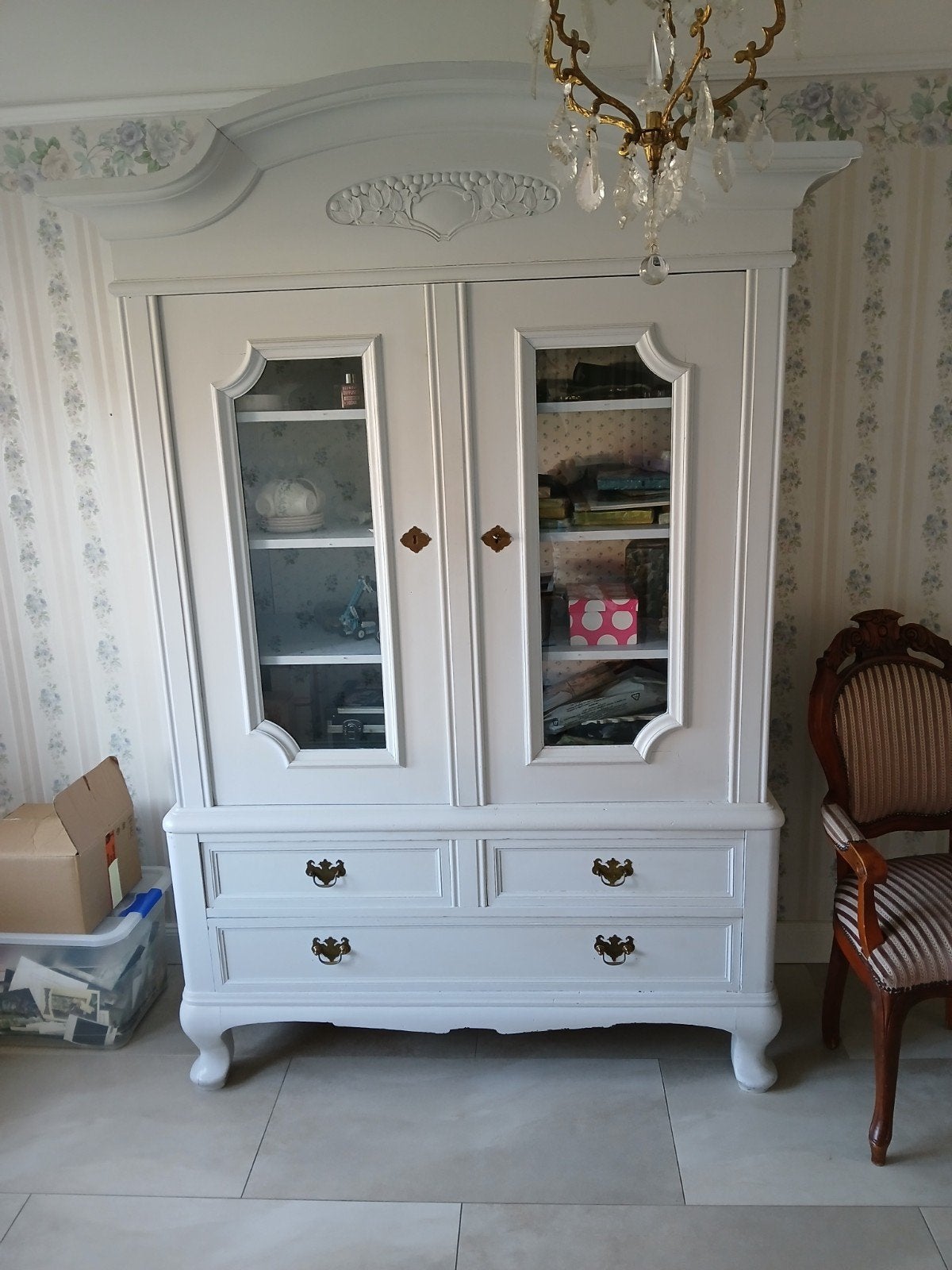 Antieke Kast Diepte50cm Breedte130cm Hoogte210cm, Antiek en Kunst, Ophalen of Verzenden