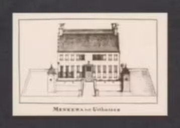 Uithuizen Borg Menkema tot Uithuisen., Ophalen of Verzenden, 1960 tot 1980, Ongelopen, Groningen