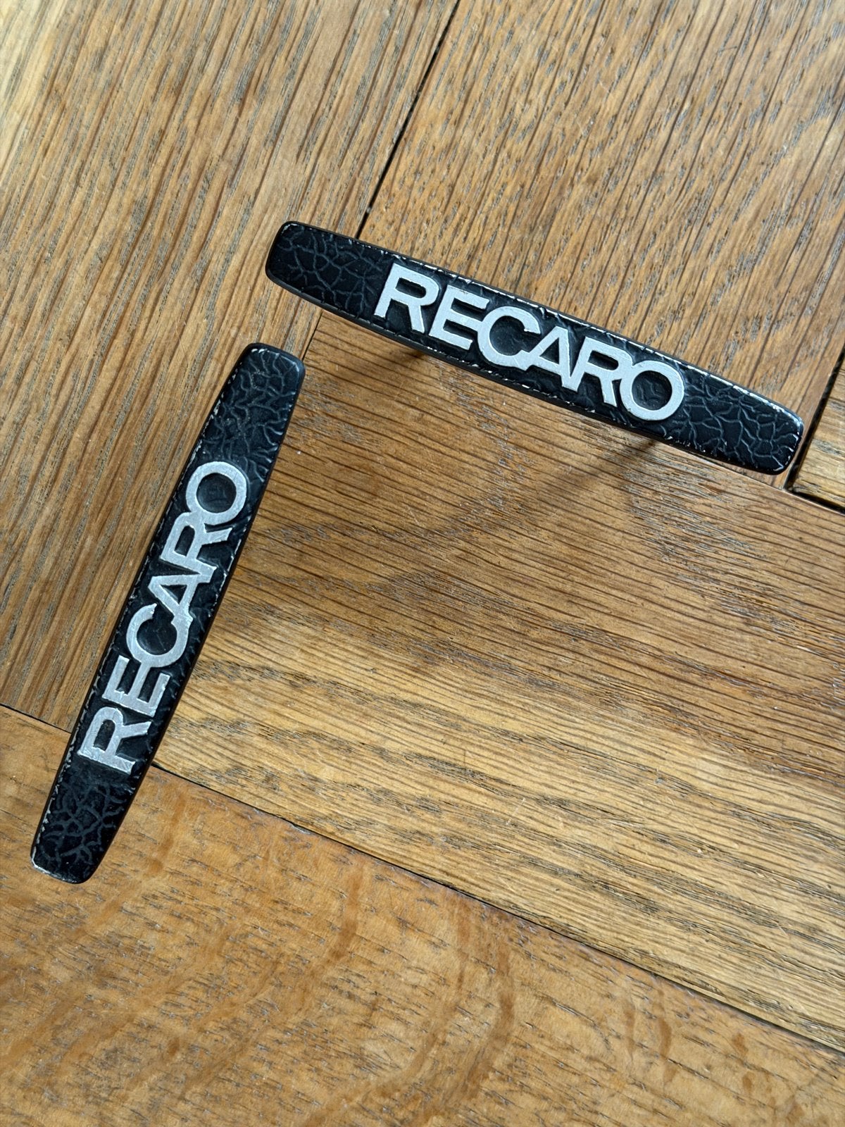 Originele jaren '70 RECARO stoel emblemen, Auto-onderdelen, Interieur en Bekleding, Ophalen of Verzenden, Gebruikt, BMW
