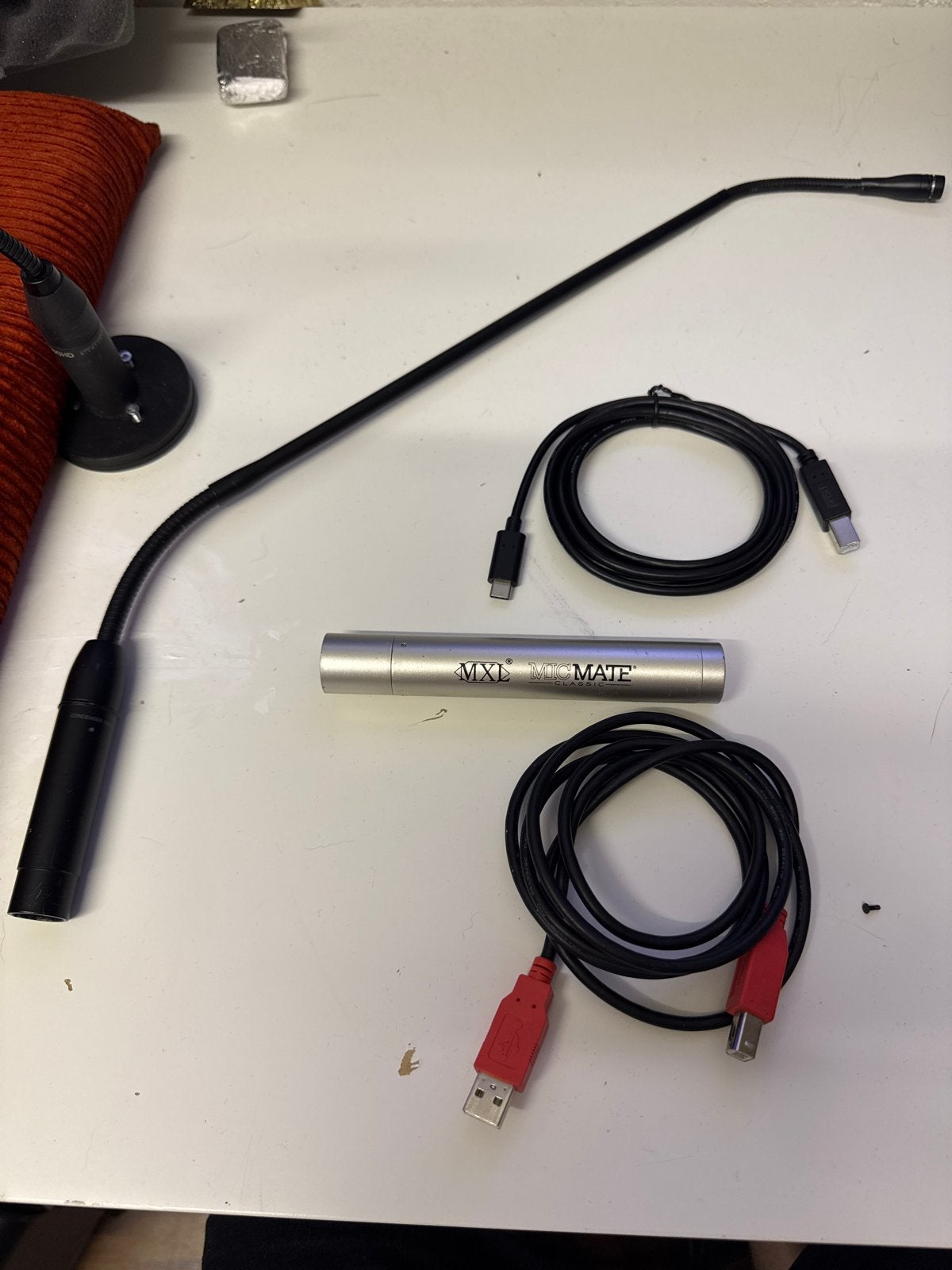 Shure Microflex met MXL Mic Mate, Ophalen of Verzenden, Zo goed als nieuw, Overige typen