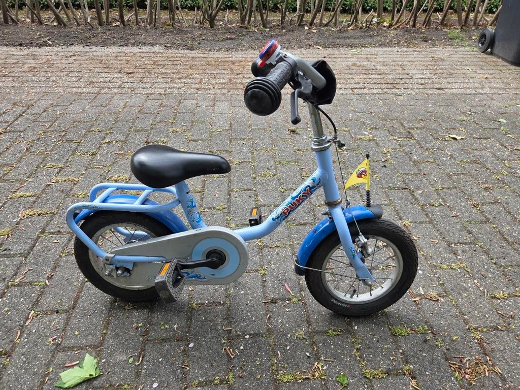 Pucky 12 inch kinderfiets incl zijwielen, Fietsen en Brommers, Fietsen | Kinderfietsjes, Ophalen, Gebruikt, Minder dan 16 inch