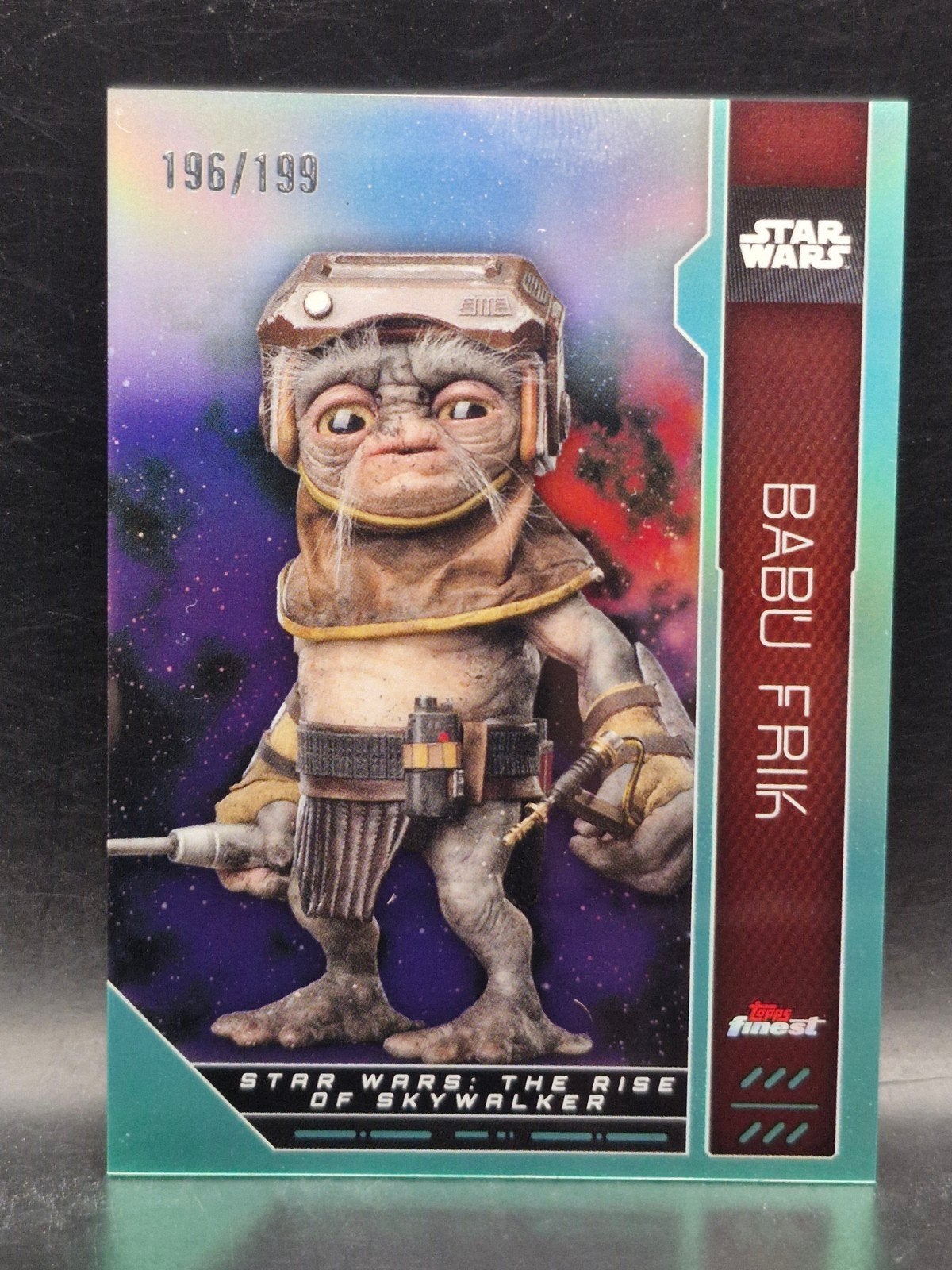 babu frik star wars Limited edition 196/199 topps, Ophalen of Verzenden, Zo goed als nieuw, Actiefiguurtje