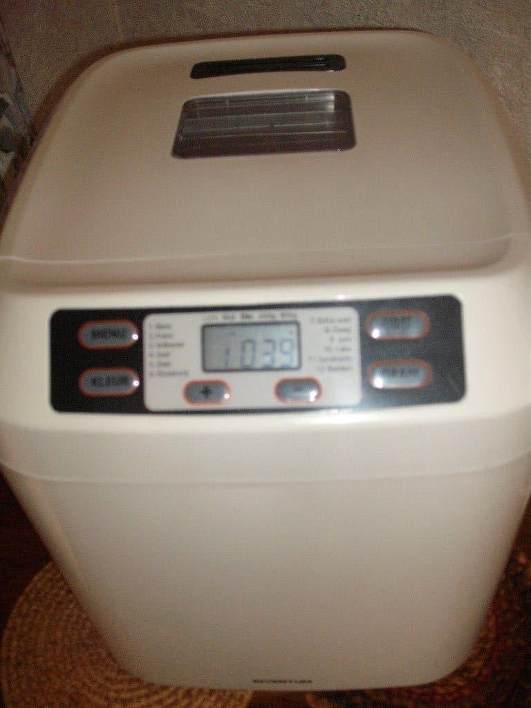 Inventum BM60 broodbakmachine + gebruiksaanwijzing maatschep, Ophalen, Gebruikt, Met timer, Kijkvenster