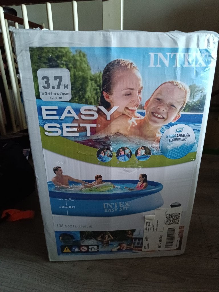 INTEX Easy Set zwembad - rond - nieuw in doos - 366 x 76 cm, Ophalen, Minder dan 80 cm, Overige typen, Rond