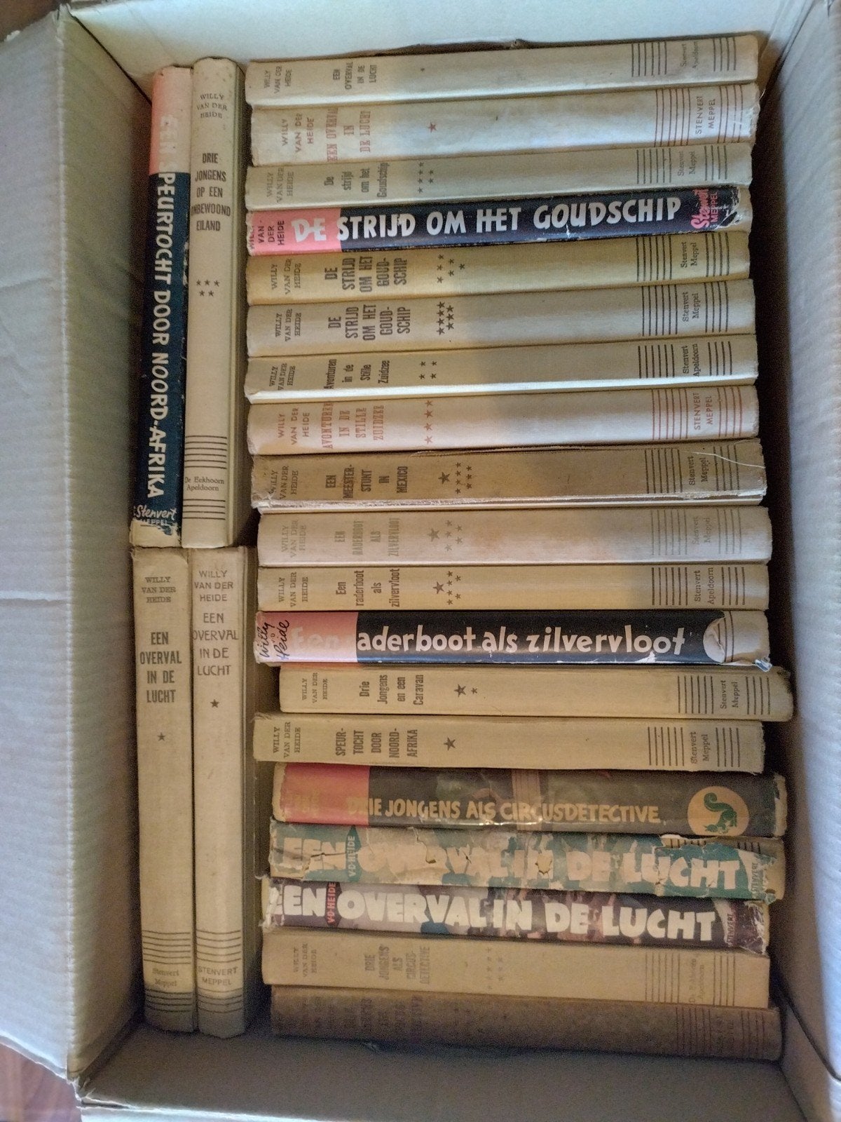 Bob Evers serie Willy van der Heide diverse drukken 45 stuks, Boeken, Ophalen, Gelezen, Kind en Jeugd