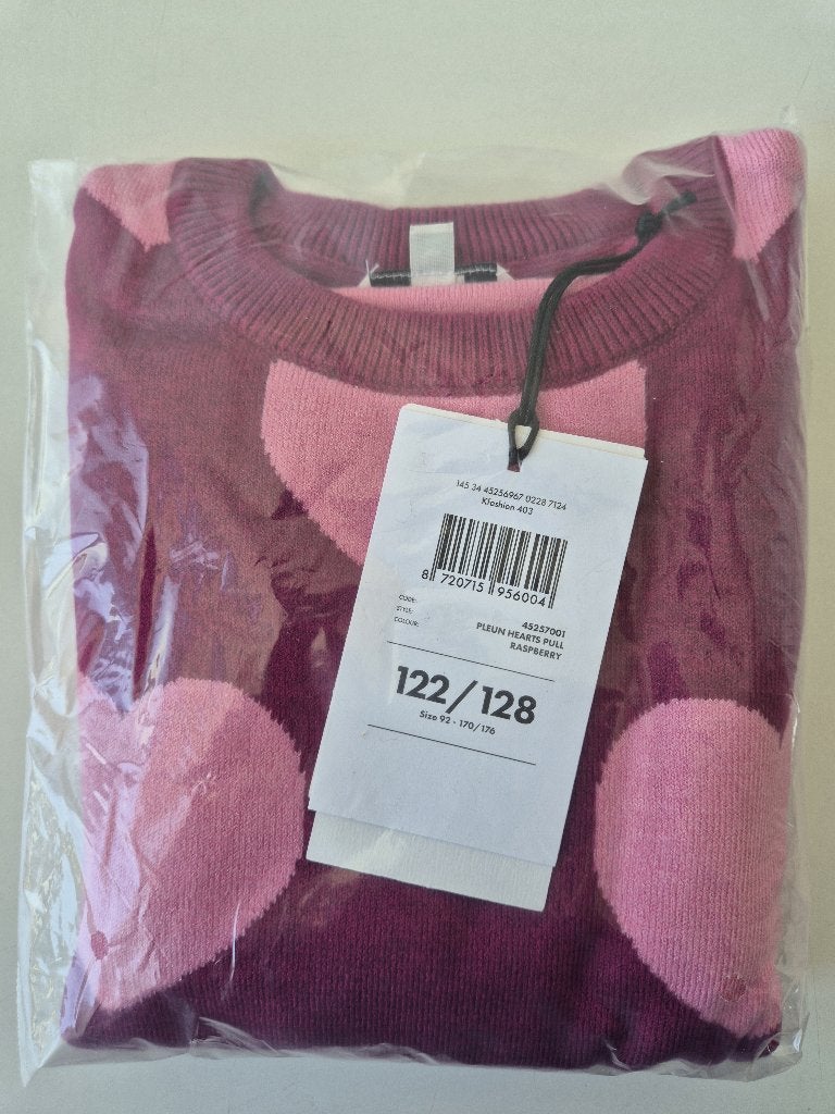 WE Fashion gebreide trui roze 122/128 Nieuw, Meisje, Trui of Vest, Nieuw, Ophalen of Verzenden