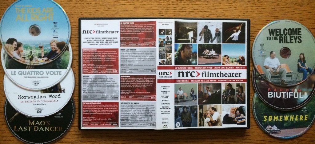 NRC Filmtheater 1, 7dvd box o.a. Le quattro volte, biutiful, Overige gebieden, Verzenden, Speciale editie, Nederlands