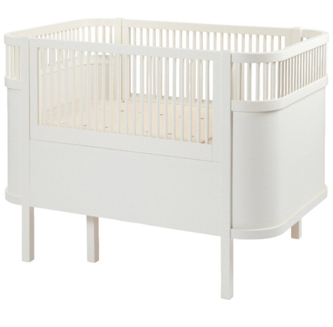 Sebra meegroeibed (wit) incl. matras (staat = heel goed!), Ophalen, Zo goed als nieuw, Ledikant
