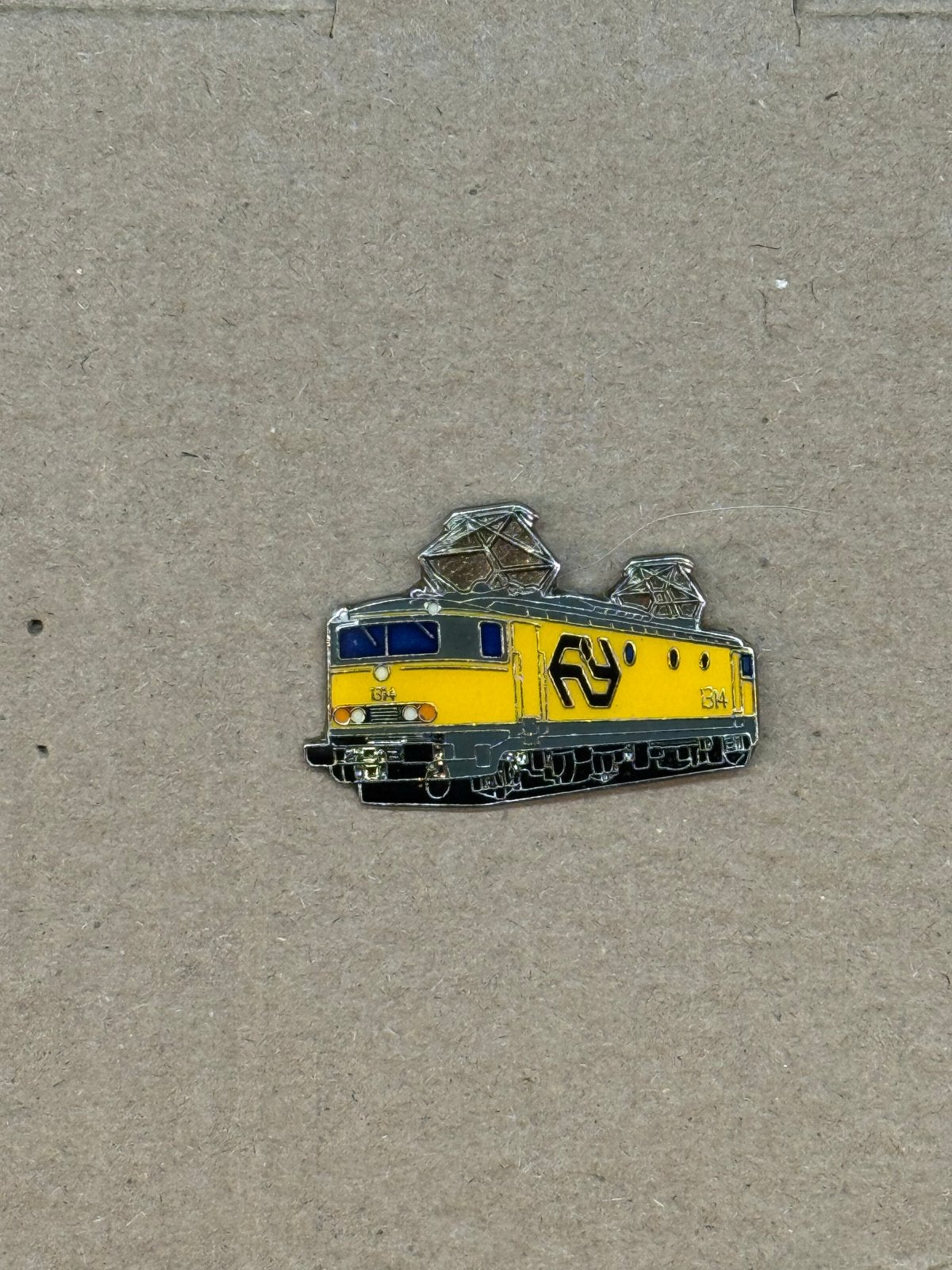 NS 1314 Locomotief Pin - Vintage Trein Speldje, Ophalen of Verzenden, Gebruikt, Trein, Overige typen