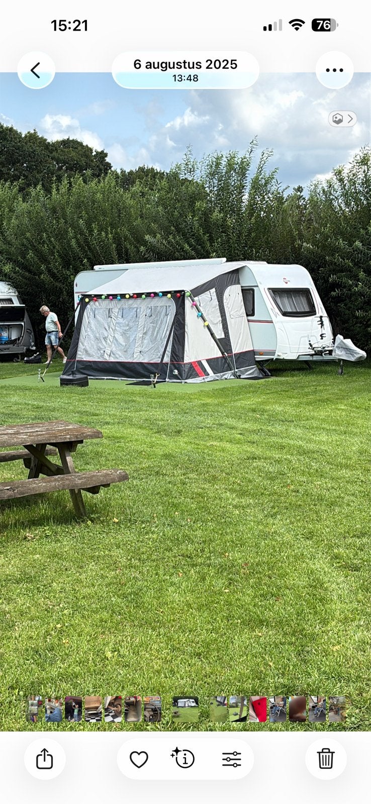 Doréma Mistral XL All Season deeltent 28 mm stalen frame, Caravans en Kamperen, Tenten, Ophalen, Zo goed als nieuw