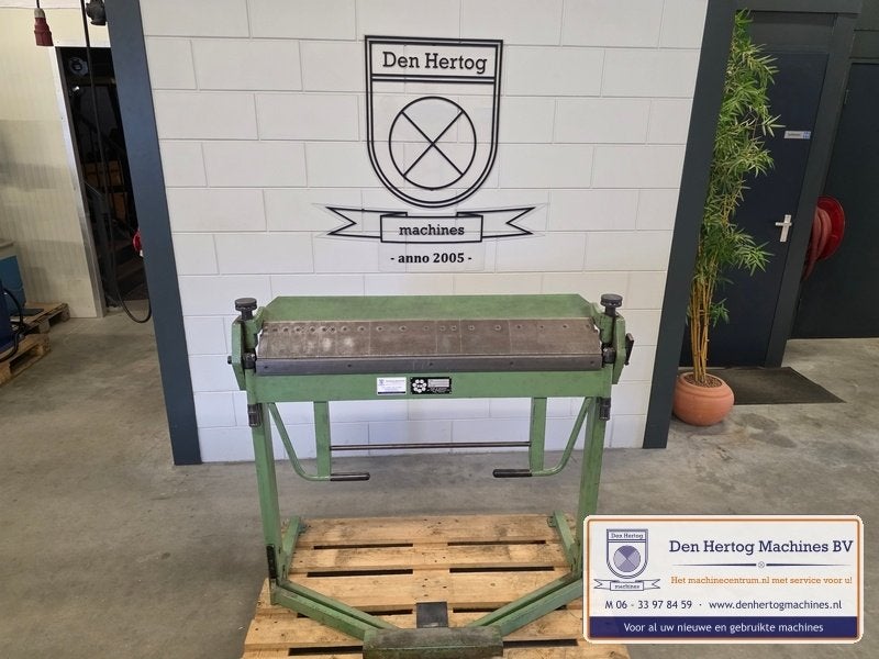 Vingerzetbank 1020x1,5mm met voetpedaal zetbank gebruikt, Doe-het-zelf en Verbouw, Gereedschap | Overige machines, Ophalen, Gebruikt
