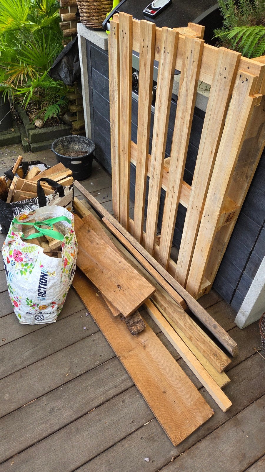 Brandhout, Ophalen, Overige houtsoorten, Minder dan 200 cm, Pallet