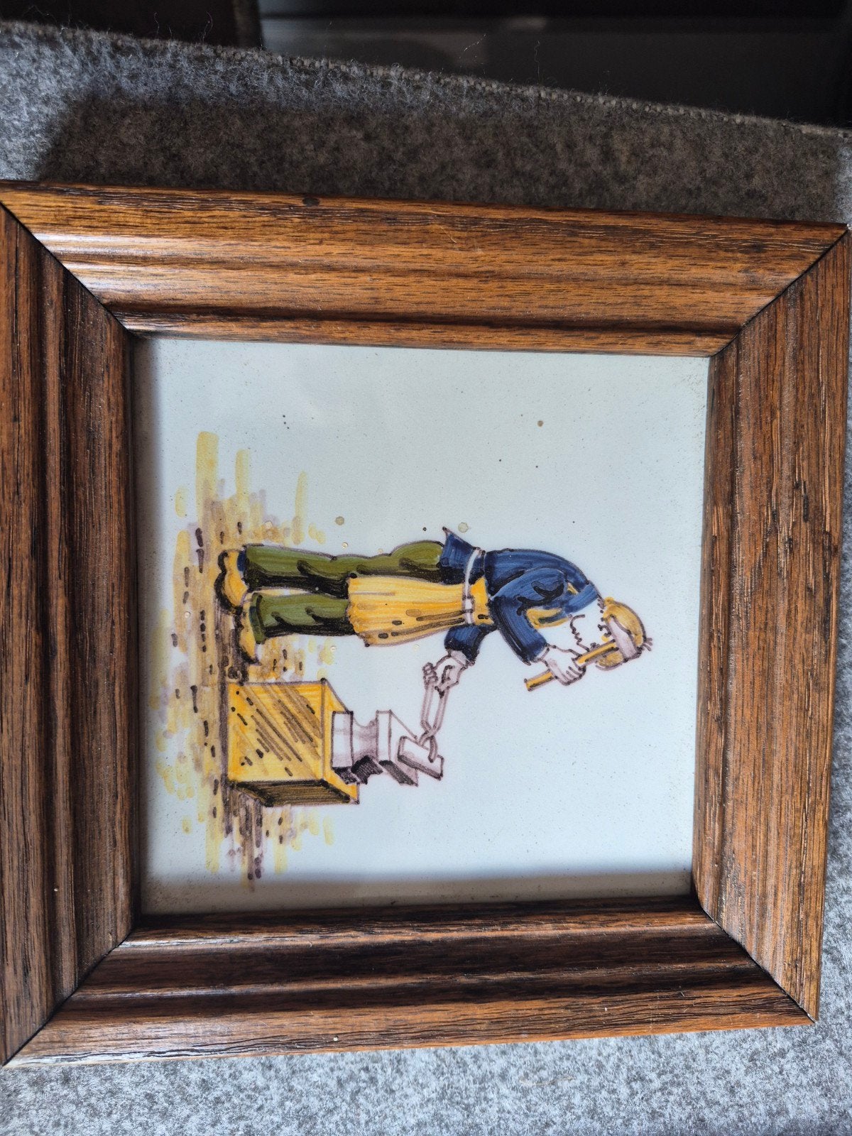3 oude tegeltjes ( 1zeker tichelaar makkumer aardewerk), Ophalen of Verzenden