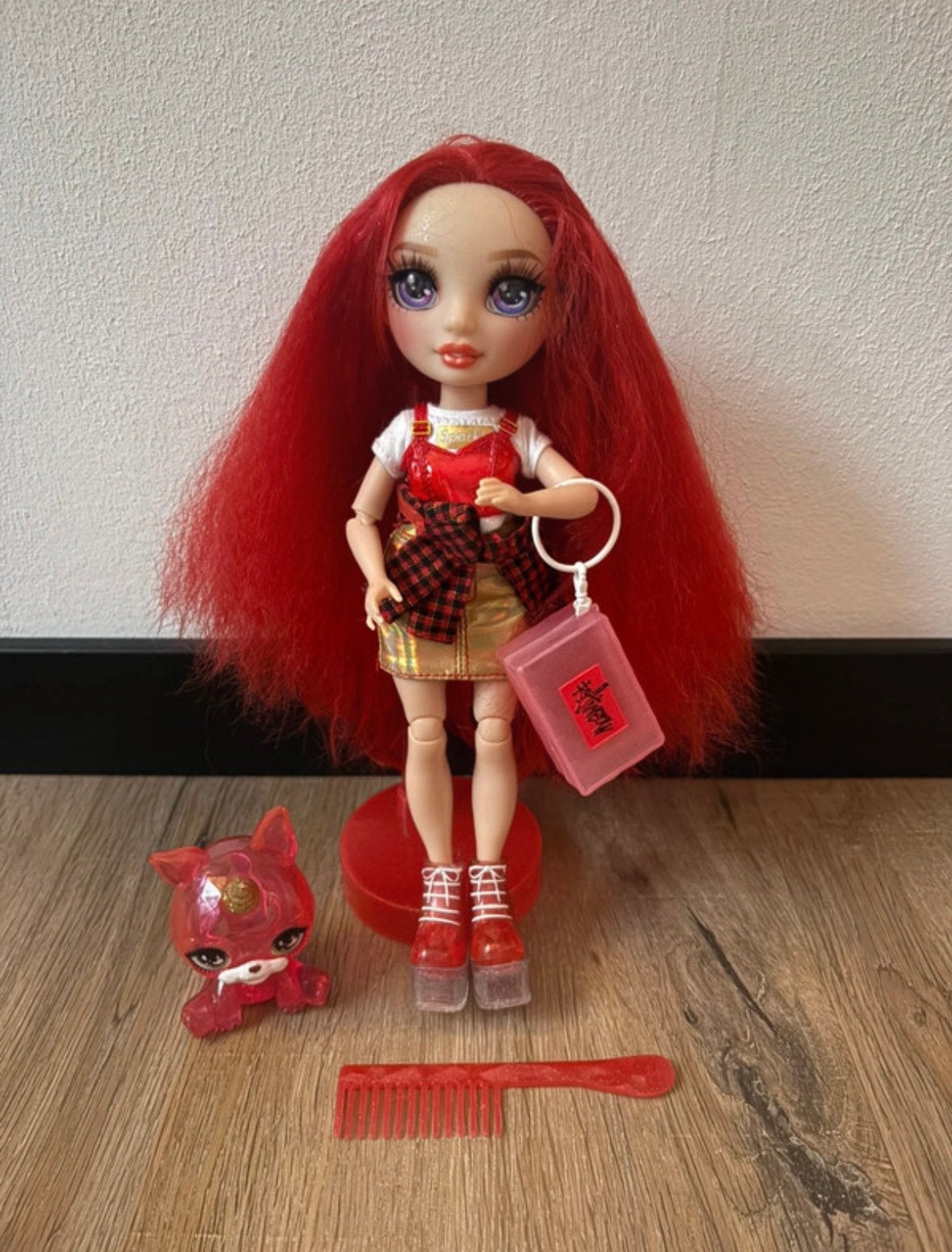 Pop Rainbow High Rainbow World Ruby, Ophalen of Verzenden, Zo goed als nieuw, Overige typen