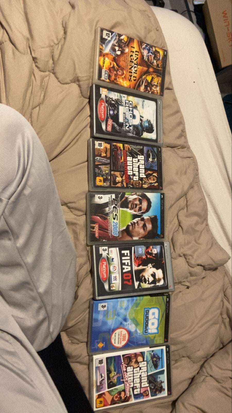 PSP Games: GTA, FIFA, PES, Untold Legends, Ghost Reco, Spelcomputers en Games, Games | Sony PlayStation Portable, Gebruikt, Vanaf 18 jaar