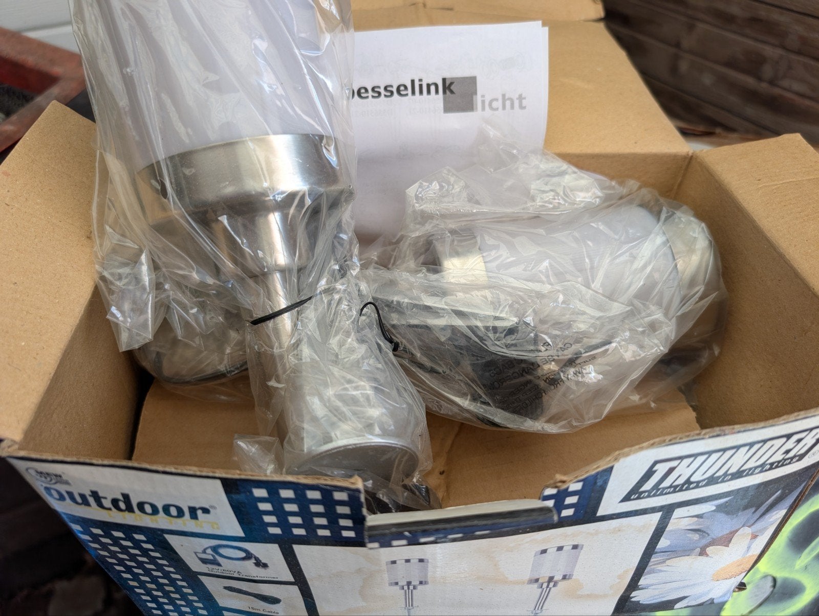 Besselink Licht Buitenlampen RVS - Nieuw in doos, Minder dan 50 watt, Nieuw, Ophalen of Verzenden, Netvoeding