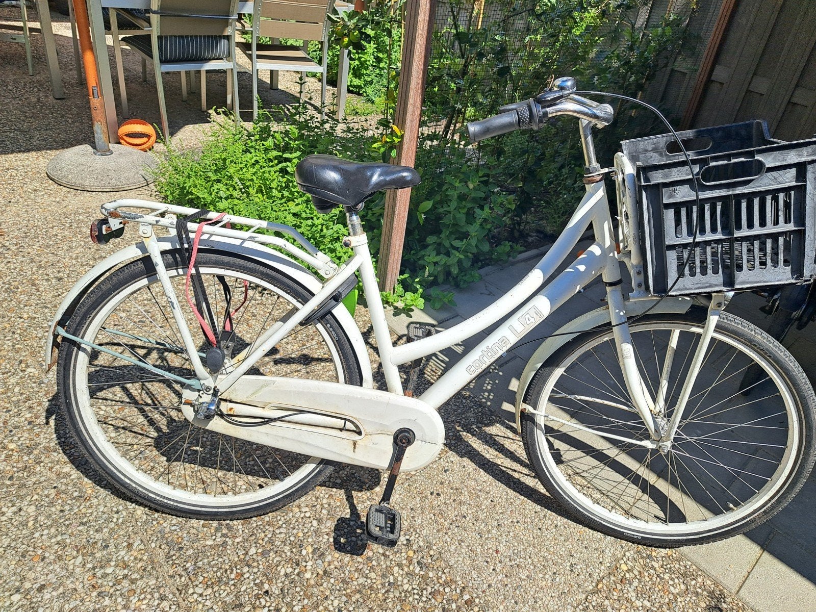 Witte cortina u4 26 inch, Fietsen en Brommers, Terugtraprem, Gebruikt, Versnellingen, Cortina U4