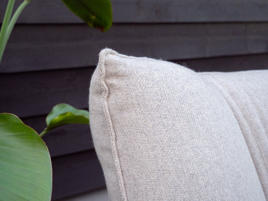 Leolux Tango | 2-zits design bank | Grijs Beige Wol, Huis en Inrichting, Leolux, Info@leolux.nl, Tweepersoons, 75 tot 100 cm