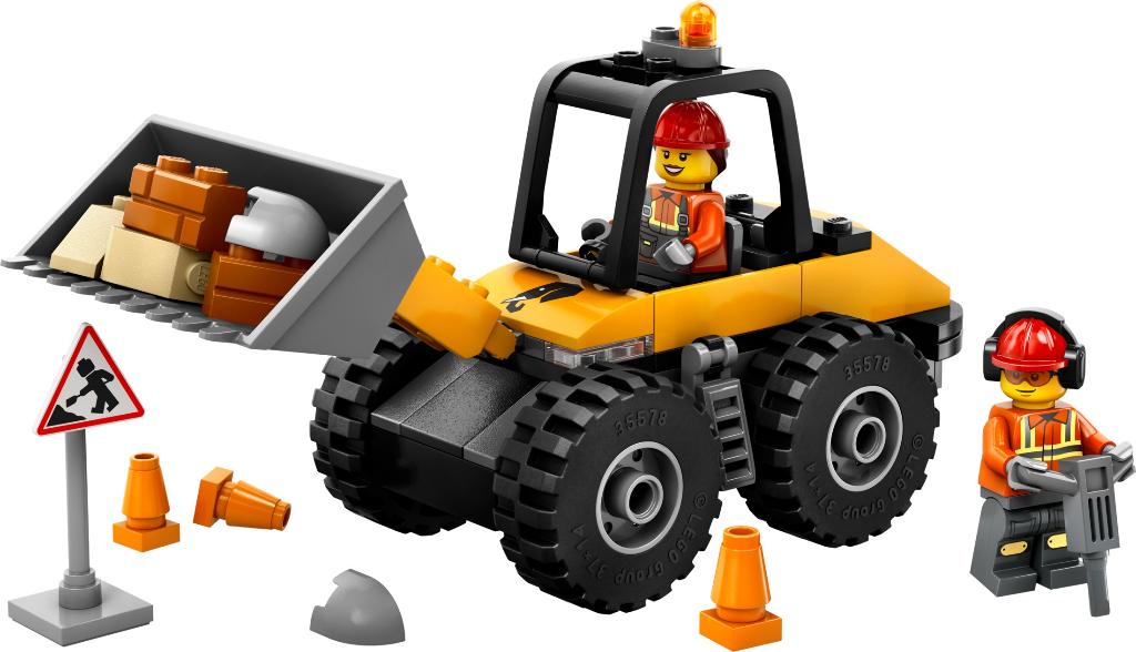 LEGO City 60450 Gele Wiellader Shovel 81 delig, Ophalen of Verzenden, Nieuw, Complete set, Lego