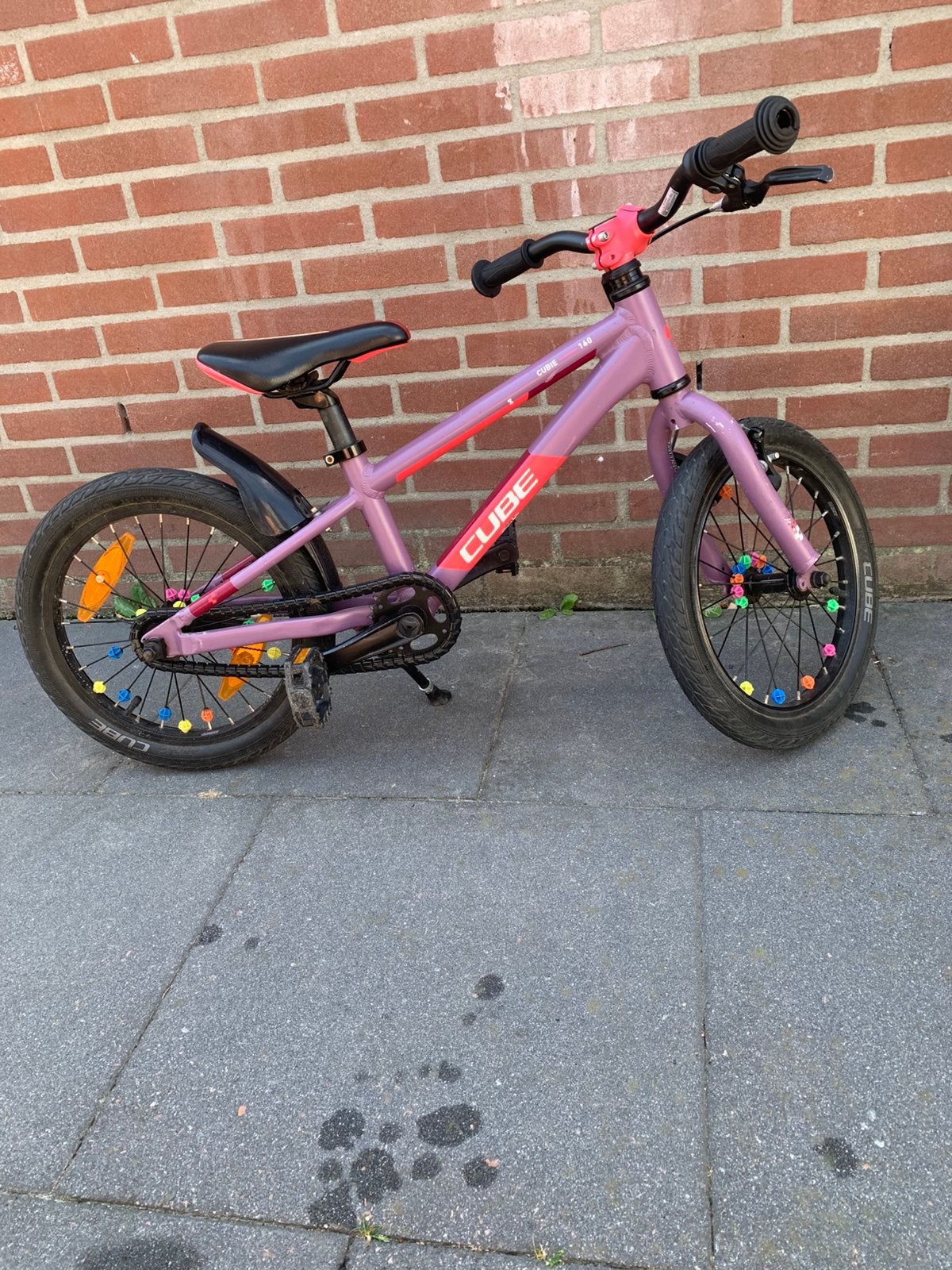 Leuke meisjes cube cubie 160, Fietsen en Brommers, Fietsen | Kinderfietsjes, Ophalen, Zo goed als nieuw, 16 tot 20 inch