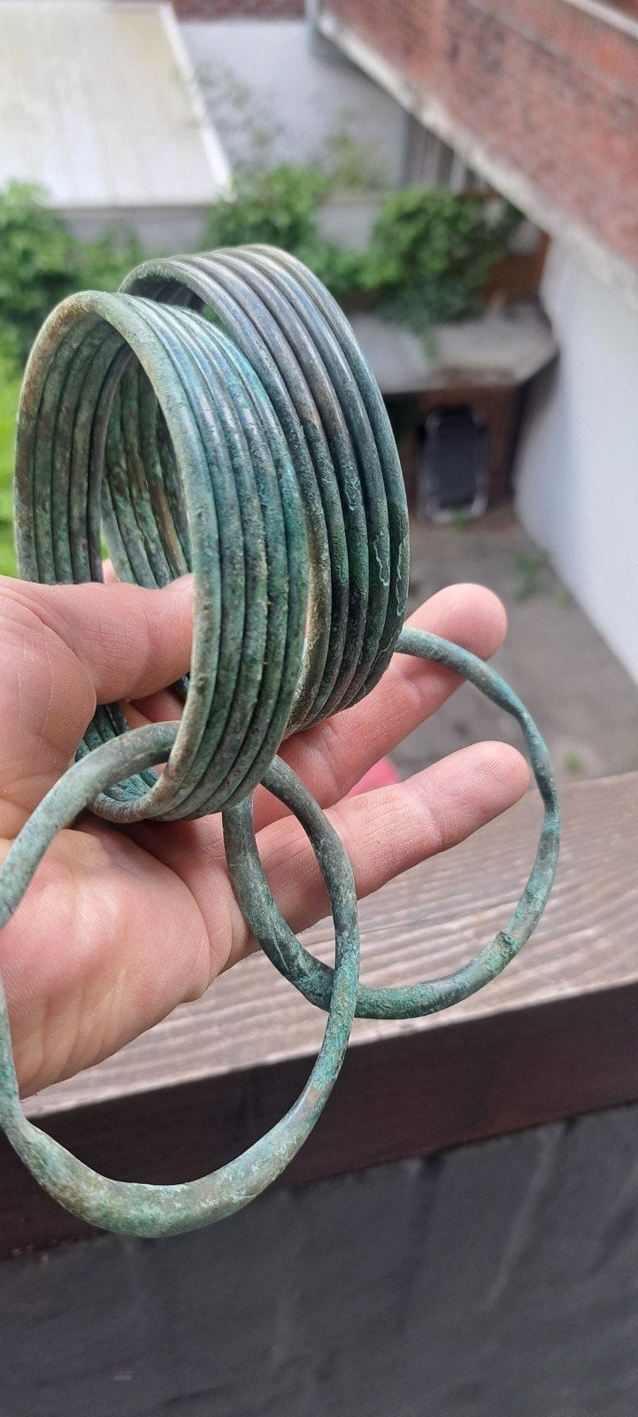 (2)Bronstijd Armbanden , bodemvondst, Ophalen of Verzenden