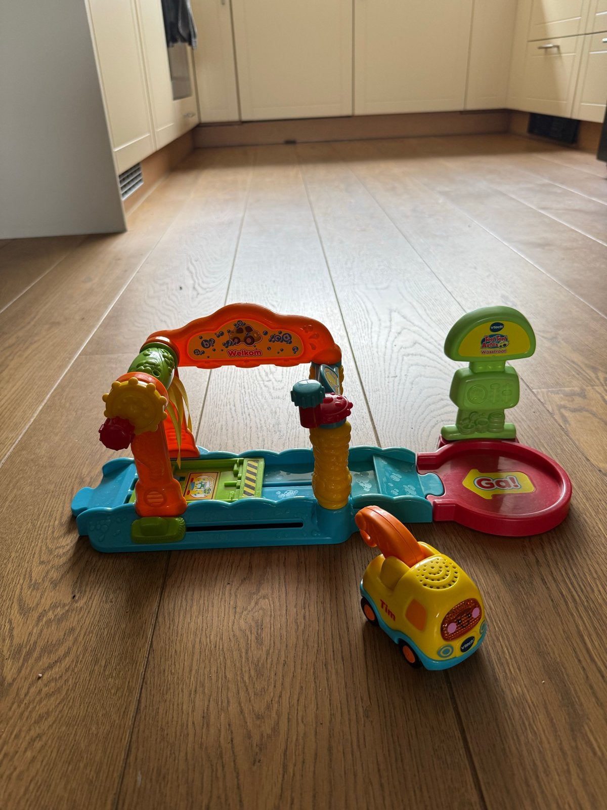 VTech Toet Toet Auto's Garage met Tim Takelwagen, Ophalen, Gebruikt