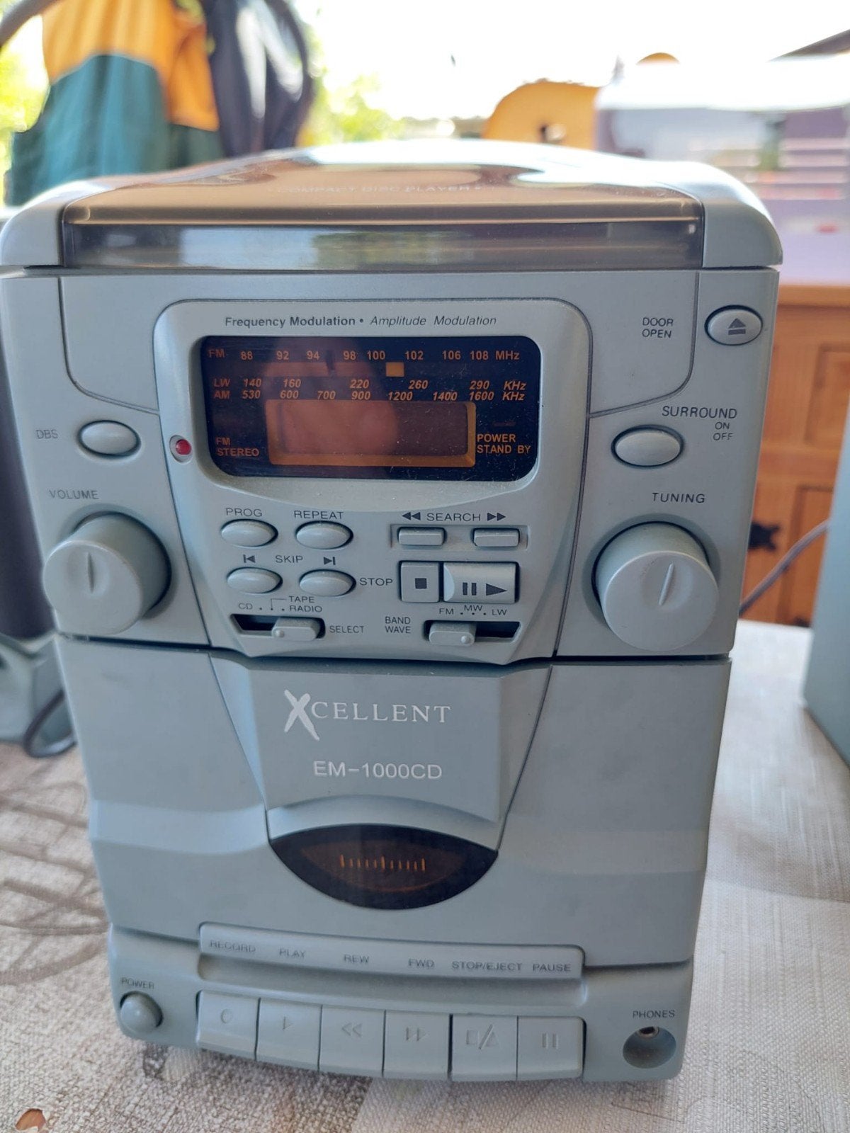 Xcellent EM-1000CD Microset met CD, Cassette en Radio, Audio, Tv en Foto, Stereo-sets, Overige merken, Gebruikt, Ophalen of Verzenden