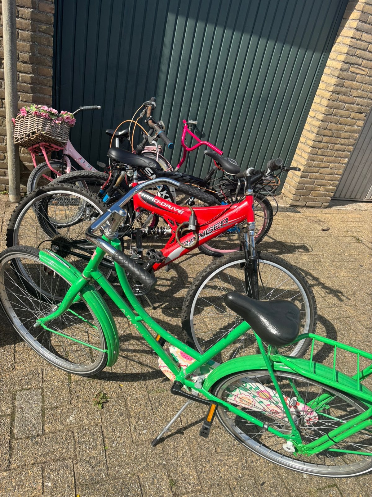 Fietsen, Ophalen