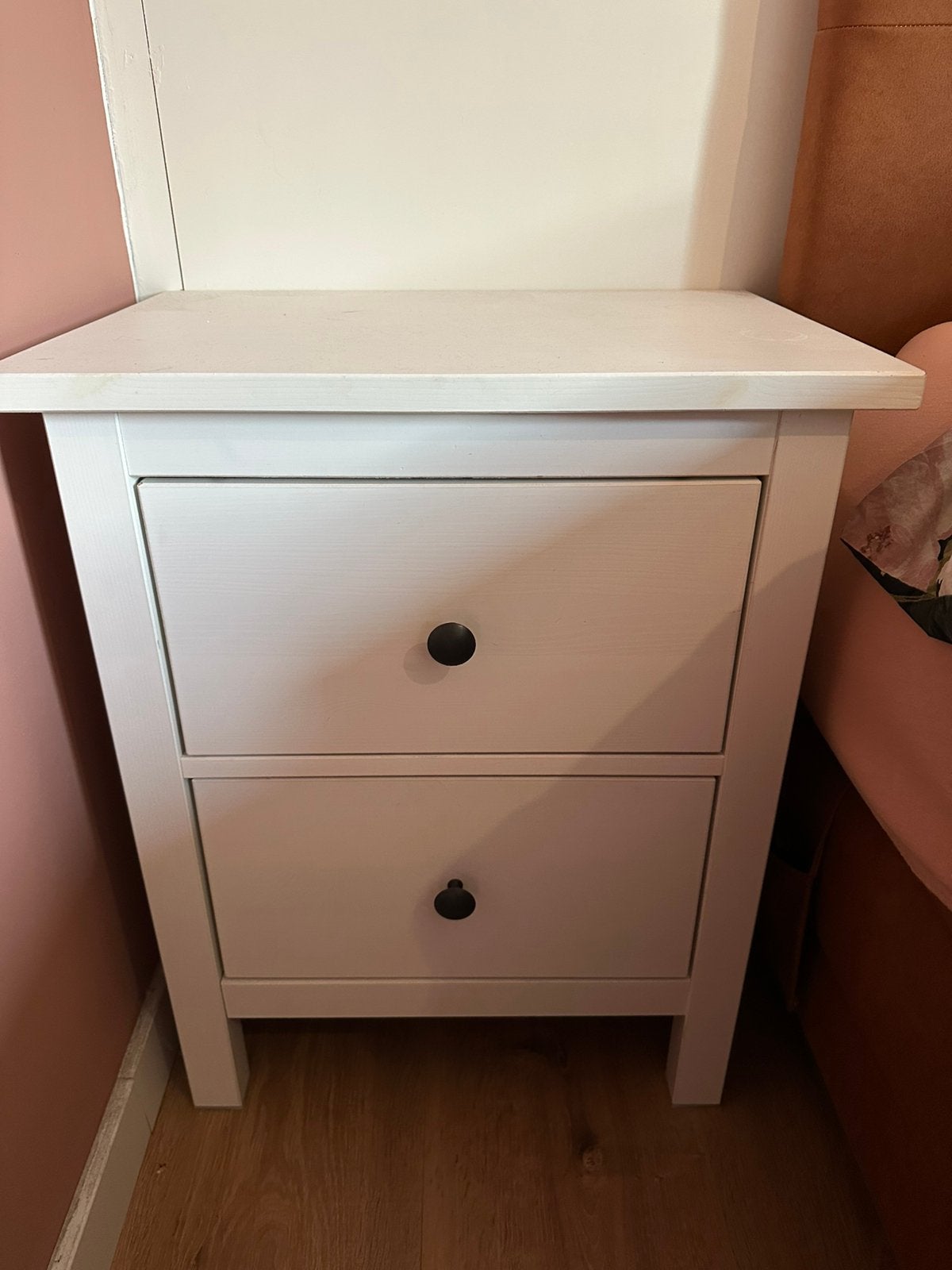 Nachtkastje wit Ikea, Ophalen, Zo goed als nieuw, Minder dan 45 cm